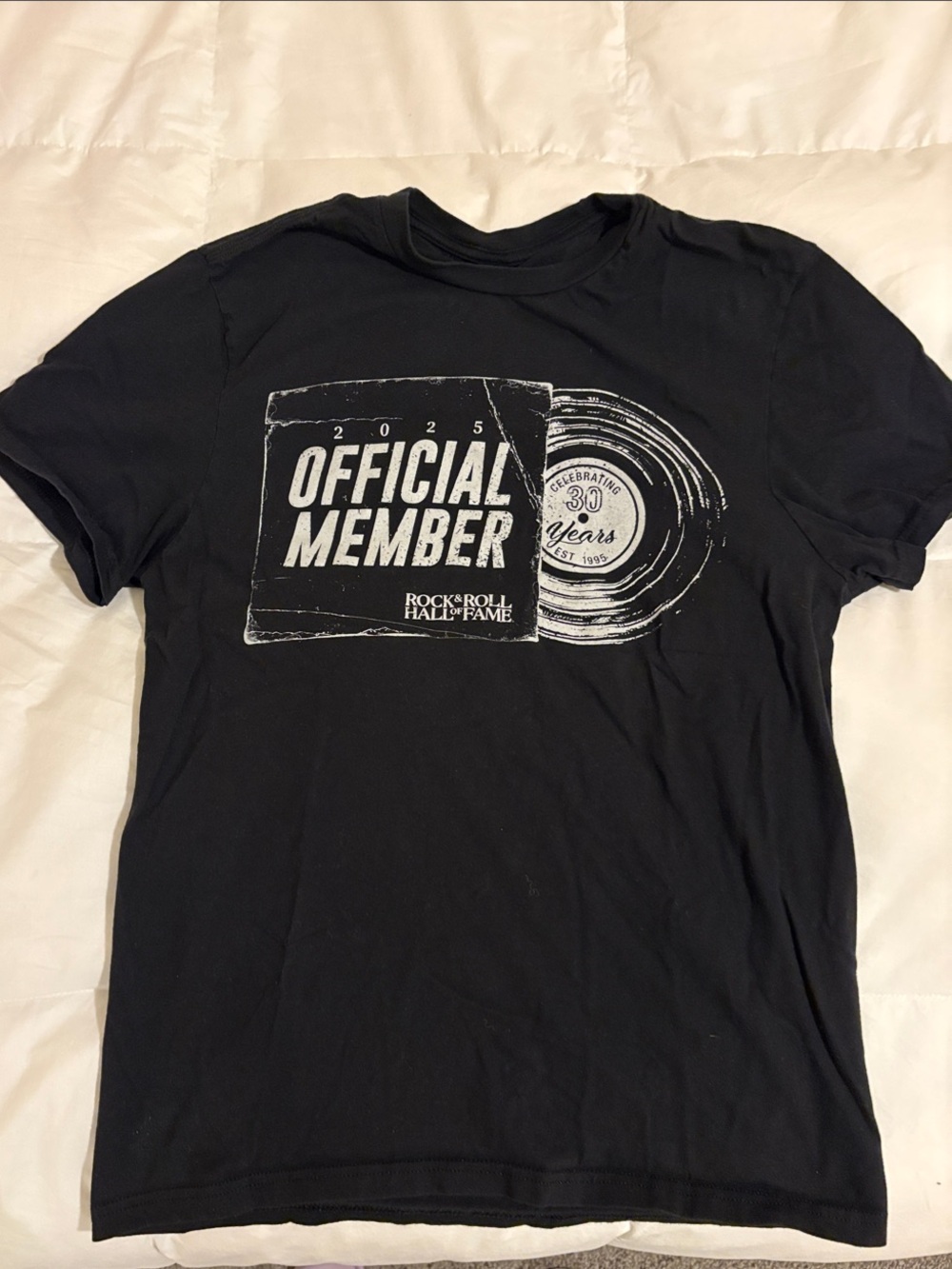Rock & Roll Hall of Fame 2025 Official Member 30th Anniversary Graphic T